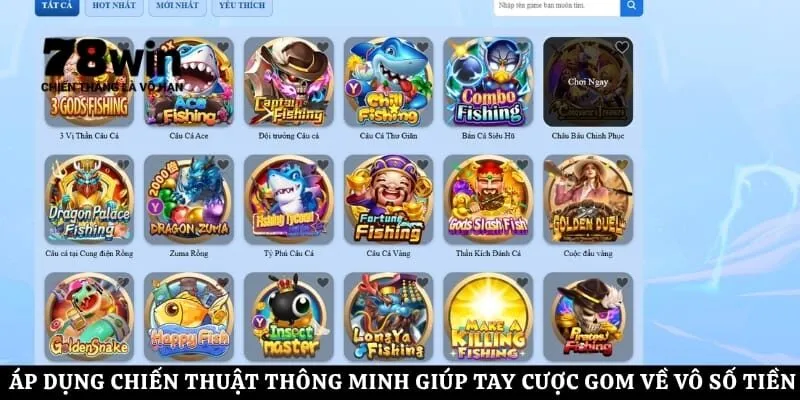 Áp dụng chiến thuật thông minh giúp tay cược gom về vô số tiền thưởng