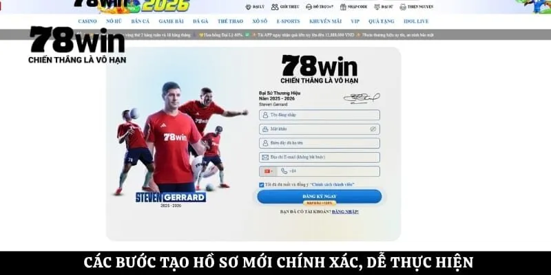 Các bước tạo hồ sơ mới chính xác, dễ thực hiện