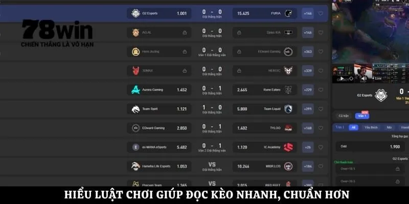 Hiểu luật chơi giúp đọc kèo nhanh, chuẩn hơn