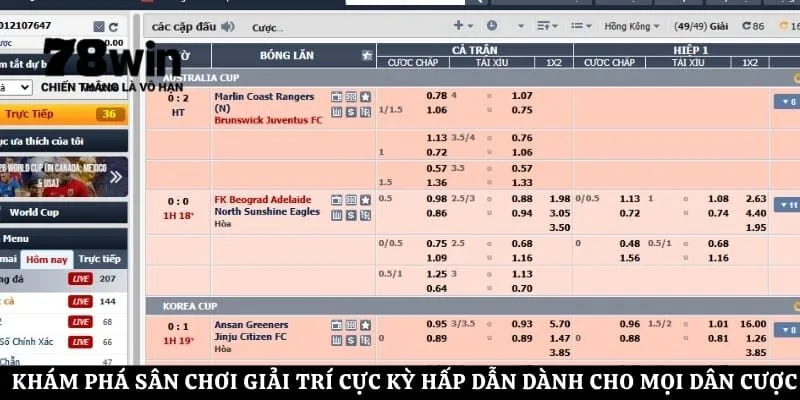 Khám phá sân chơi giải trí cực kỳ hấp dẫn dành cho mọi dân cược