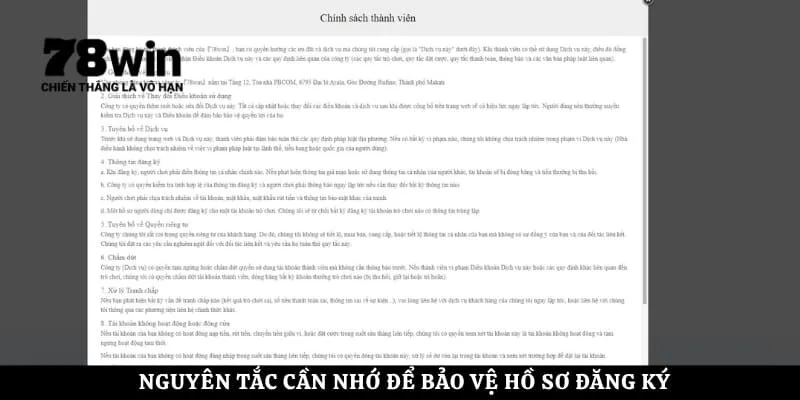 Nguyên tắc cần nhớ để bảo vệ hồ sơ đăng ký